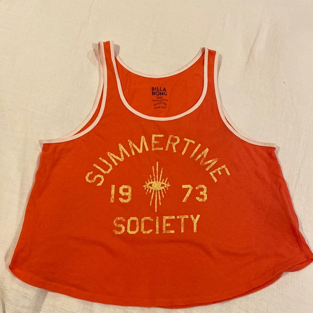 Billabong tank top size small